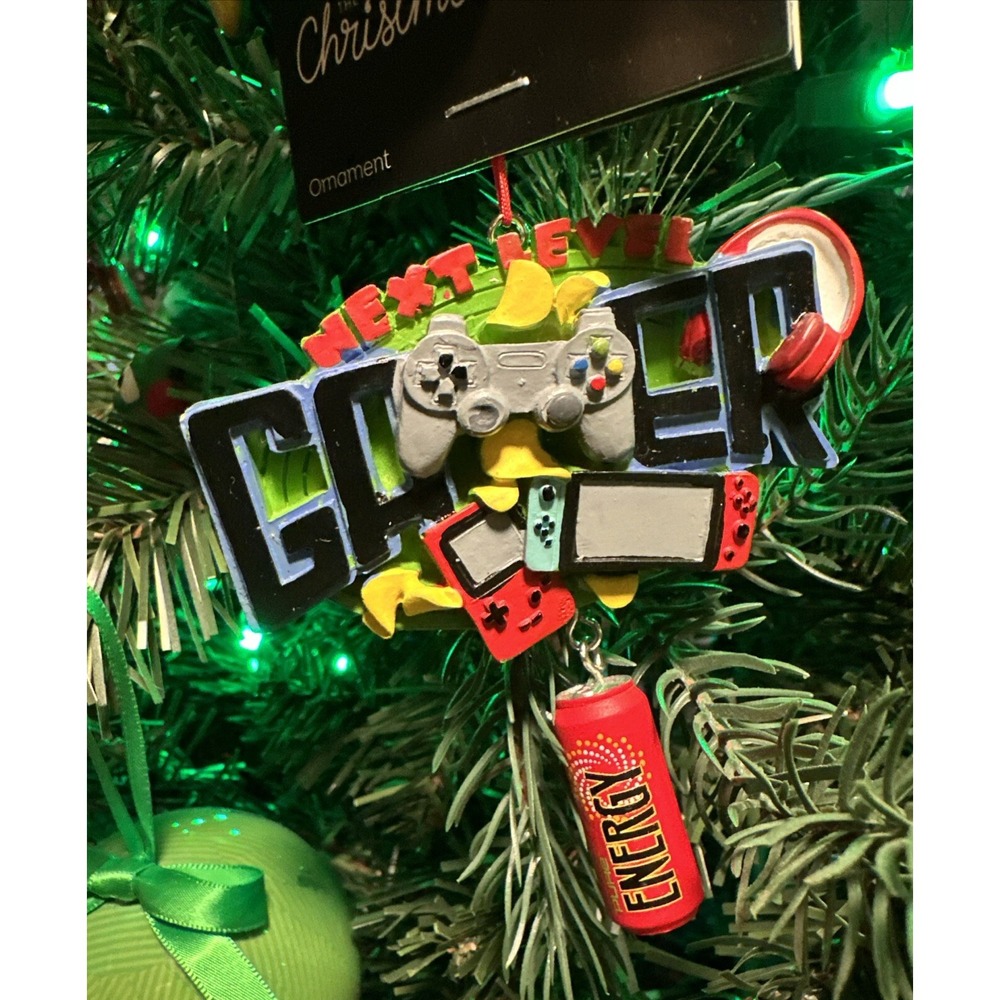 The Christmas Shoppe Next Level Gamer Ornament Nintendo Switch Gameboy - Picture 10 of 10